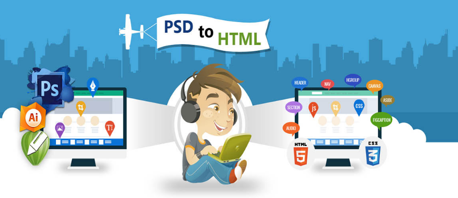 PSD to HTML featured image