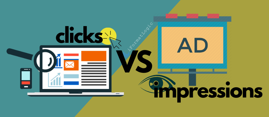Clicks VS Impressions Paid Advertising featured image